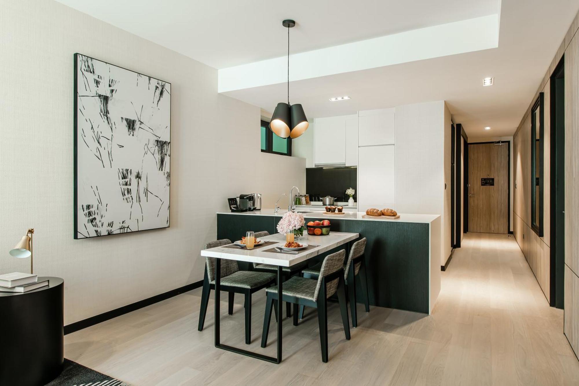 Отель Ascott Star Klcc Куала-Лумпур Экстерьер фото Interior of a typical apartment