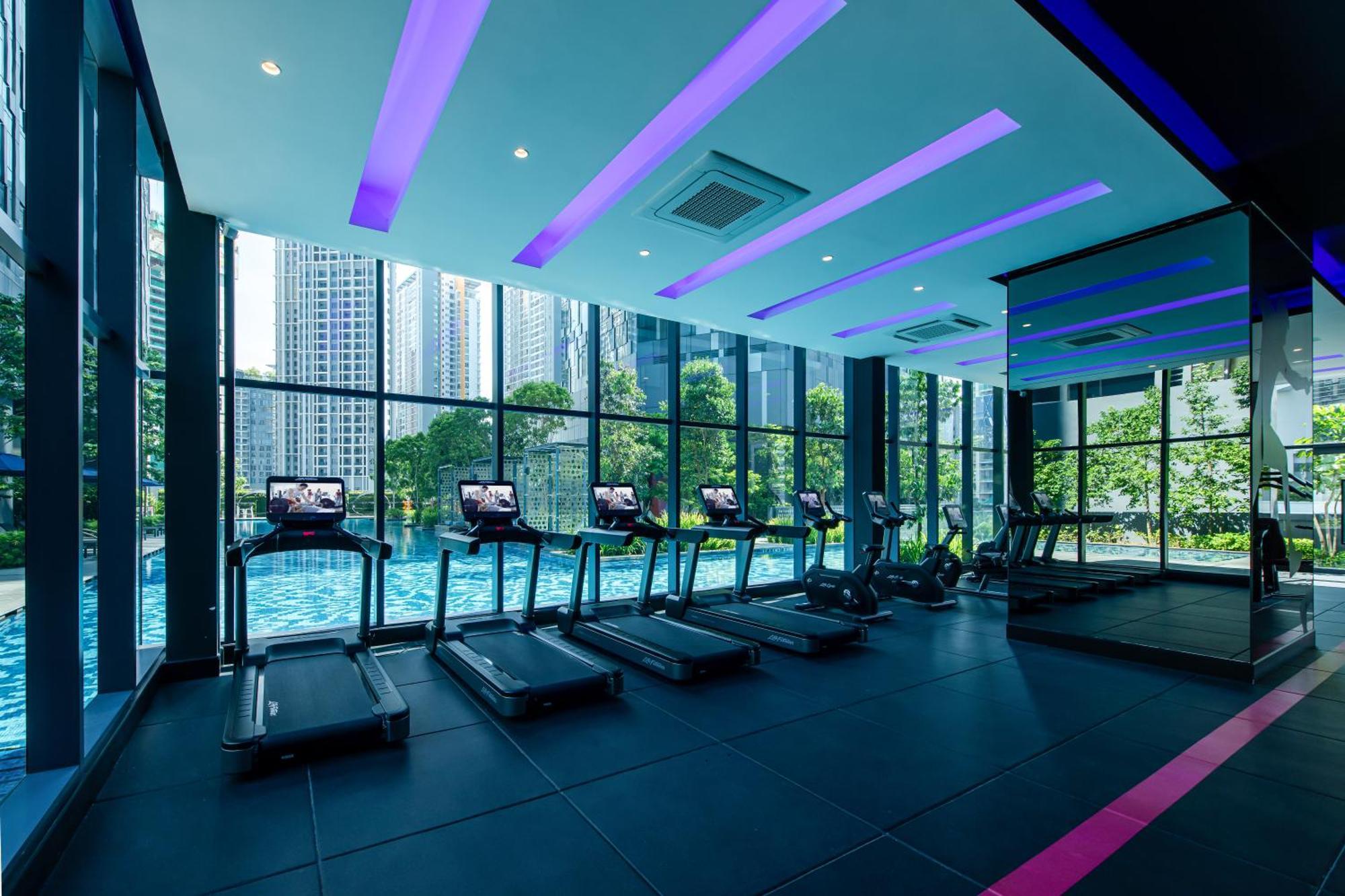 Отель Ascott Star Klcc Куала-Лумпур Экстерьер фото The gym at the clubhouse